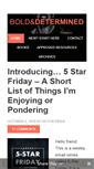 Mobile Screenshot of boldanddetermined.com